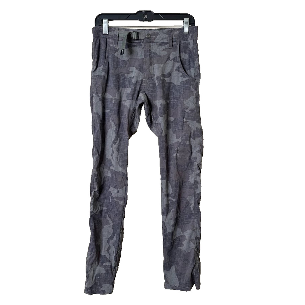 Prana Men's Gray Camouflage Cargo Pants